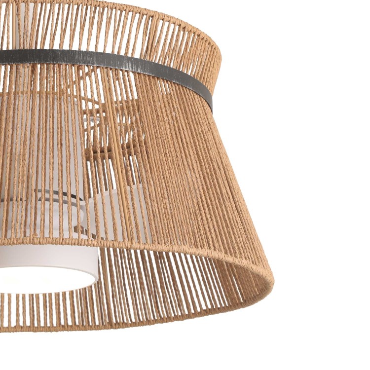VENT.LED DC BLANCO T.NEG 3P 50CM RG