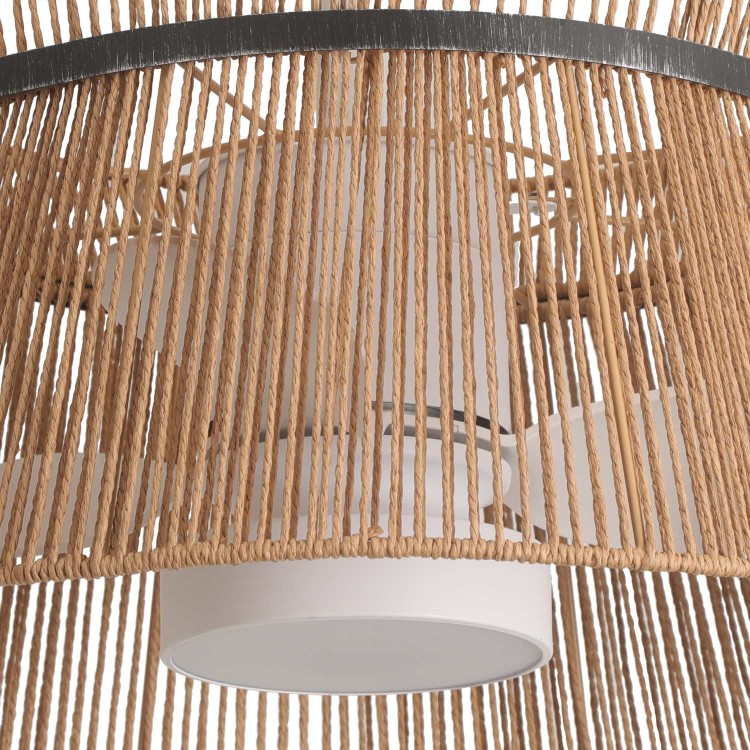 VENT.LED DC BLANCO T.NEG 3P 50CM RG