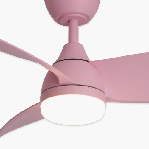 COD. 7066 LED VENTILADOR DC ROSA 91CM 3P RG