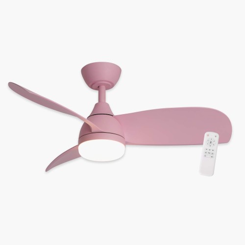 COD. 7066 VENTILADOR LED DC ROSA 91CM 3P RG