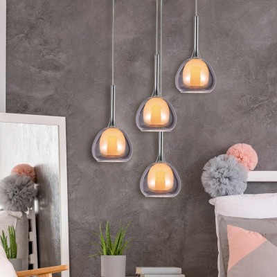 COD. 3027 COLGANTE 1L ACERO CROMADO 2