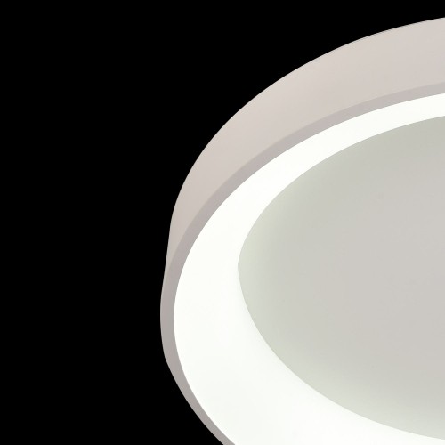 LUZ DE TETO LED EM ACRÍLICO E METAL BRANCO