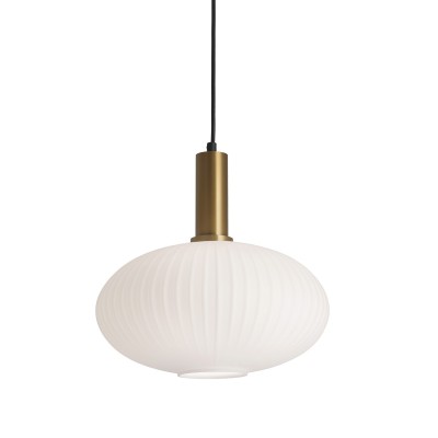 COD.9029 SUPENSION 1L.E27 30*200CM ORO+OPAL 2