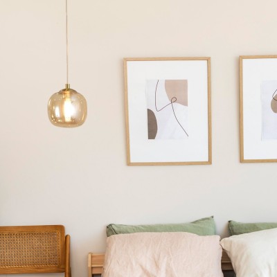 COD.3156 SUSPENSION  1L HIERRO TULIPA Ø12CM