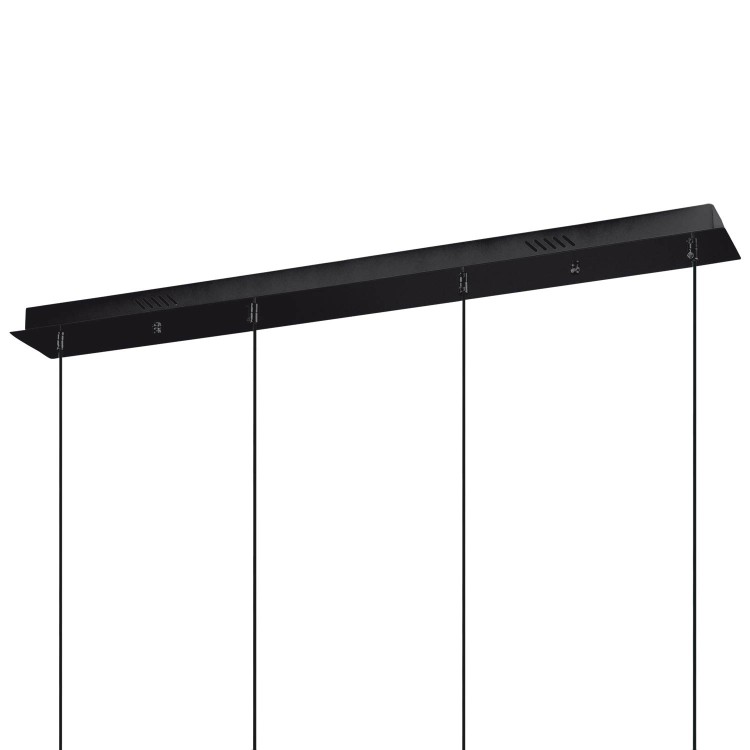 CODE 9037 4-flammige Stahllampe mit Goldoberfläche