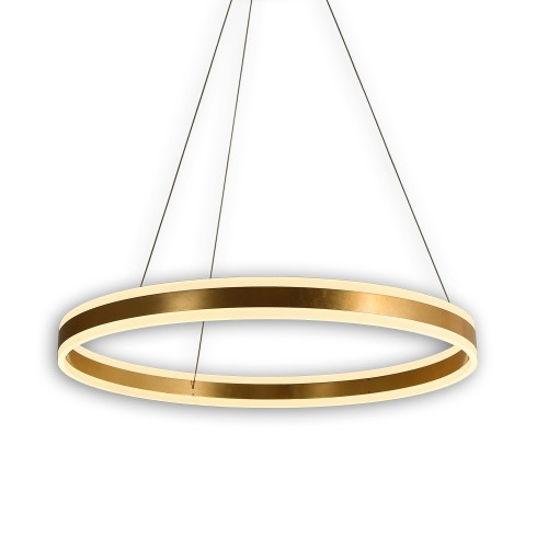 CODE. 9028 LAMPE LED EN MÉTAL, ALUMINIUM ET ACRYLIQUE AVEC FINITION DORÉE