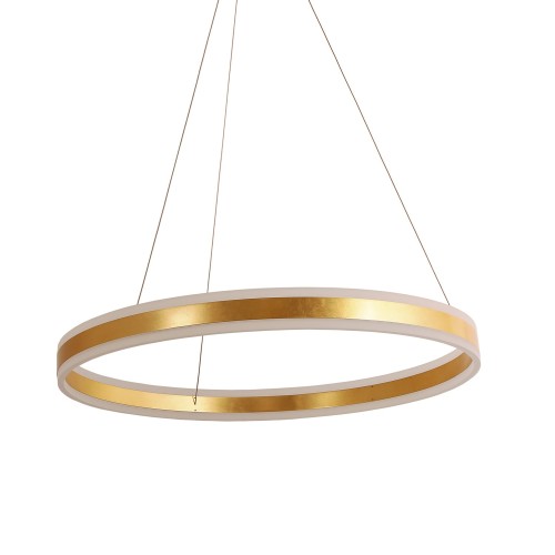 CODE. 9028 LAMPE LED EN MÉTAL, ALUMINIUM ET ACRYLIQUE AVEC FINITION DORÉE