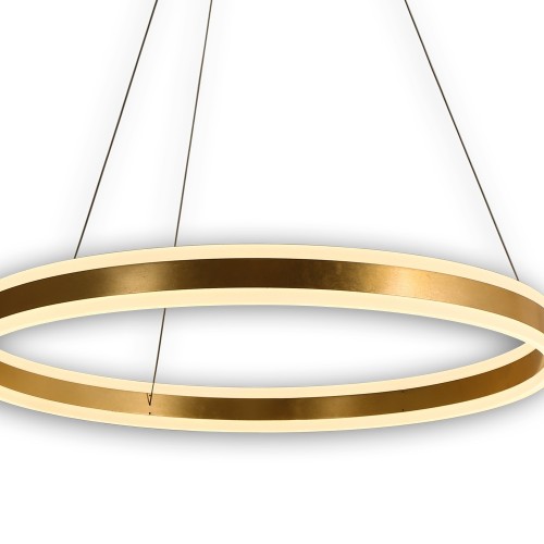 CODE. 9028 LAMPE LED EN MÉTAL, ALUMINIUM ET ACRYLIQUE AVEC FINITION DORÉE