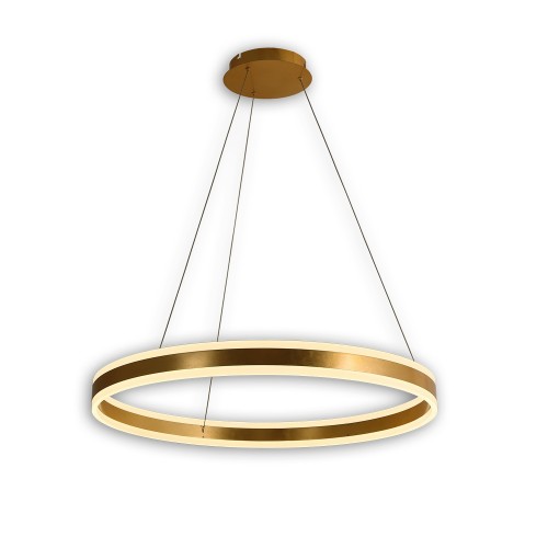 CODE. 9028 LAMPE LED EN MÉTAL, ALUMINIUM ET ACRYLIQUE AVEC FINITION DORÉE