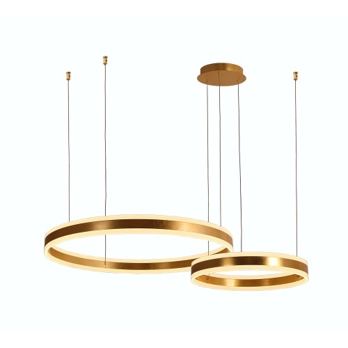CODE. 9028 LAMPE LED EN MÉTAL, ALUMINIUM ET ACRYLIQUE AVEC FINITION DORÉE