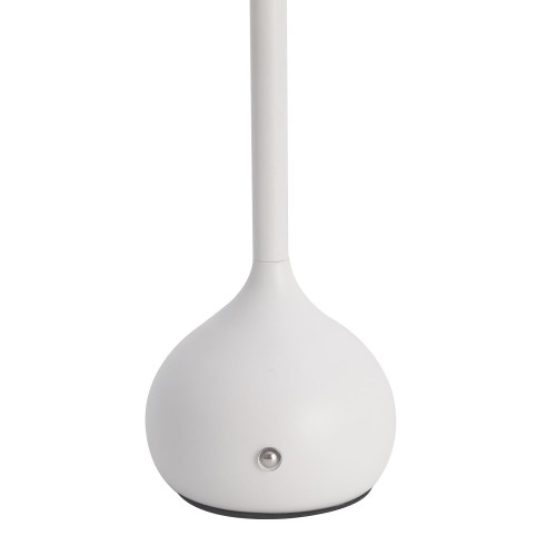 Cód. 3280-Lámpara de mesa sin cable acero pintado blanco
