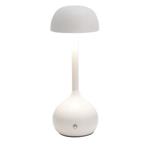 Cód. 3280-Lámpara de mesa sin cable acero pintado blanco