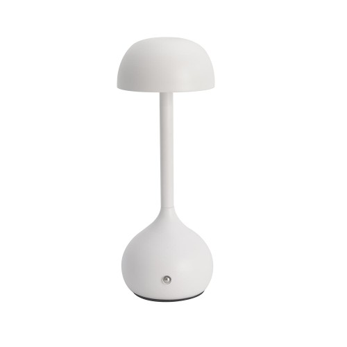 Cód. 3280-Lámpara de mesa sin cable acero pintado blanco