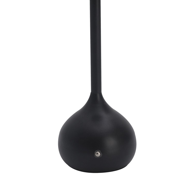 Cód. 3281-Lámpara de mesa sin cable acero pintado negro