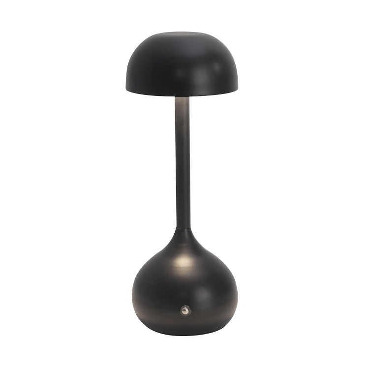 Cód. 3281-Lámpara de mesa sin cable acero pintado negro
