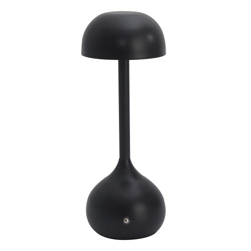 Codice. 3281-Lampa da tavolo senza filo di acciaio dipinto in nero