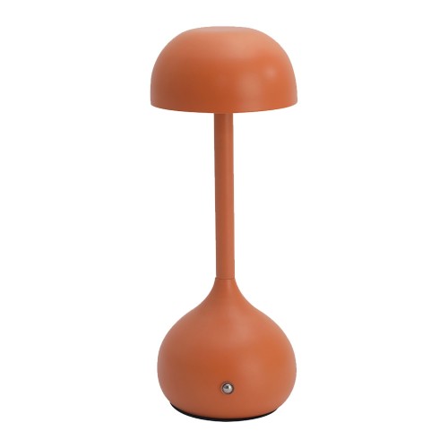 Codice. 3282-Lampa da tavolo senza fili di acciaio verniciato terracotta