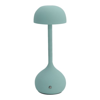 Cod. 3283-Cabled lâmpada de mesa de aço pintado de águamarine 2