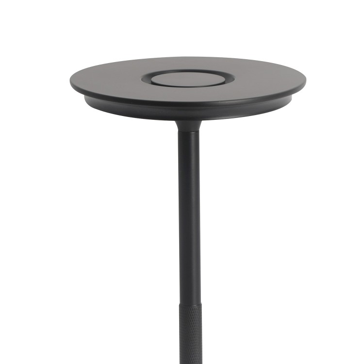 Codice. 3285-Lampa da tavolo senza filo di acciaio dipinto in nero