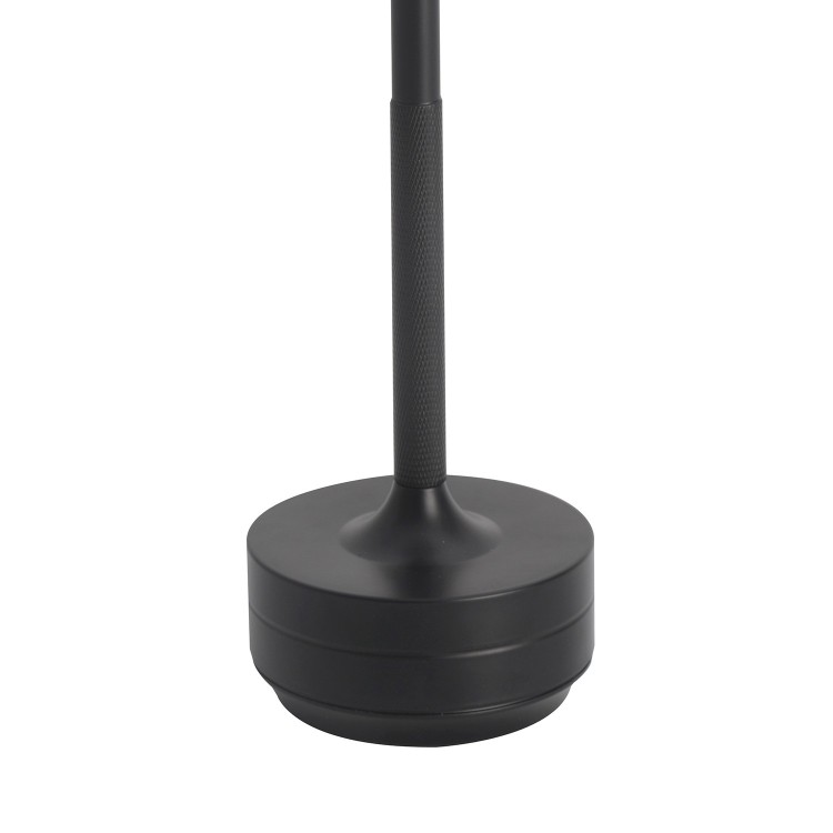 Cod. 3285-Cabled tabela lâmpada de aço pintado preto