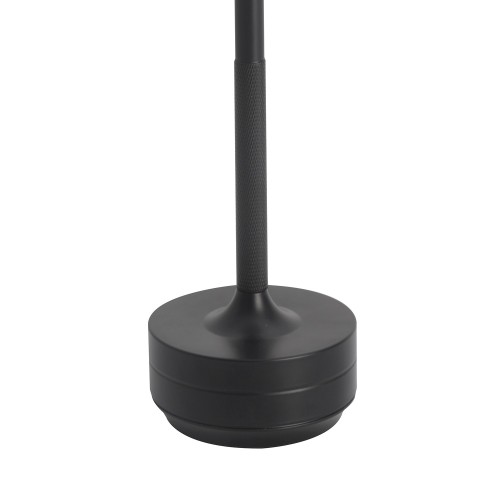 Codice. 3285-Lampa da tavolo senza filo di acciaio dipinto in nero