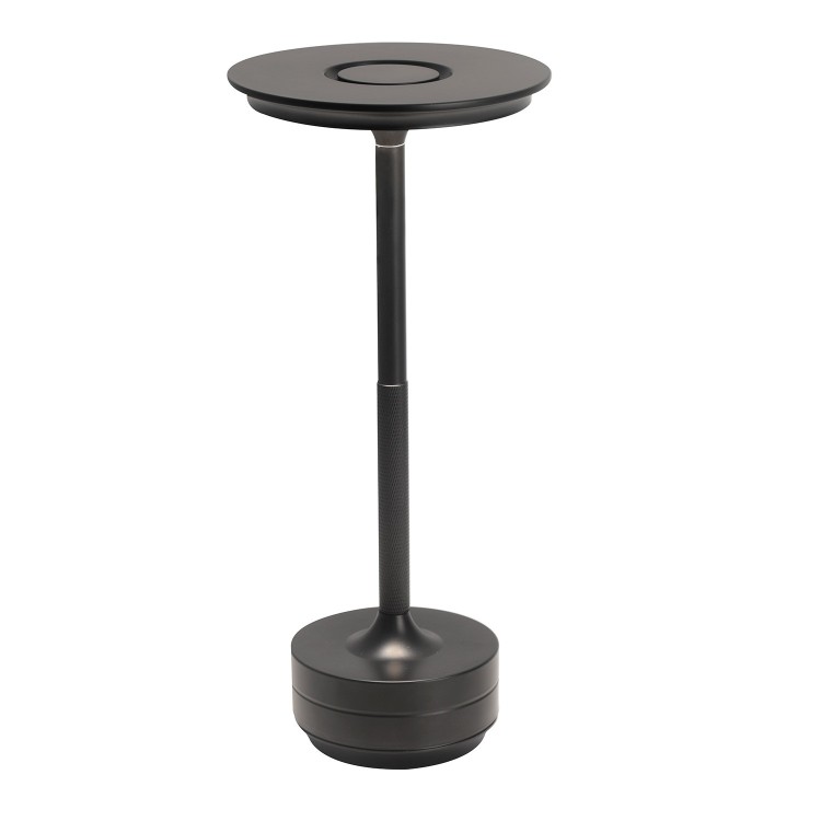 Cod. 3285-Cabled tabela lâmpada de aço pintado preto