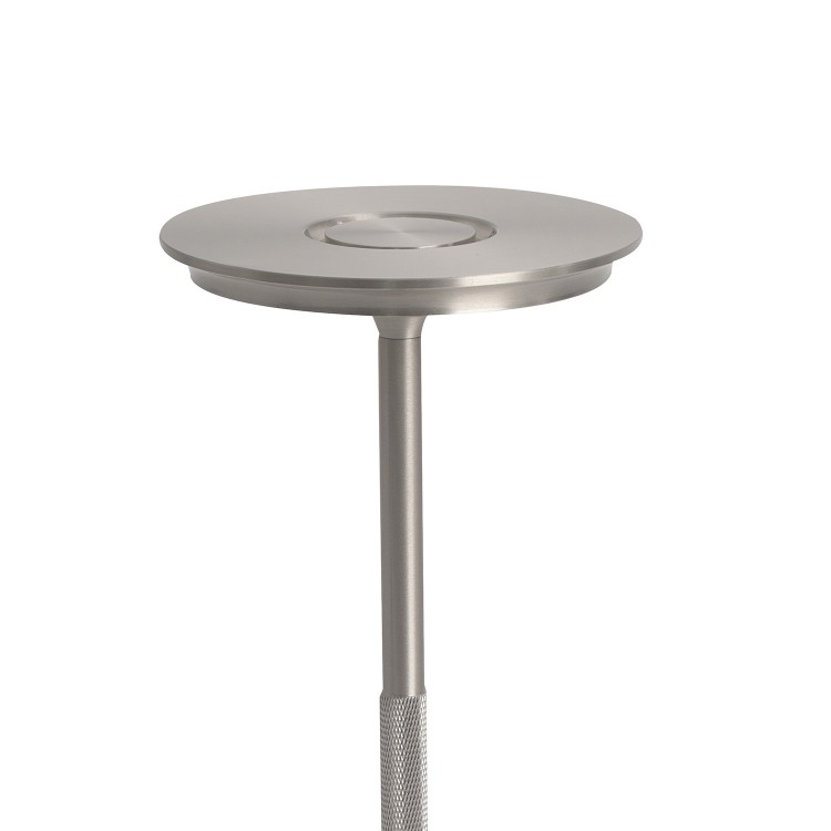 Cód. 3286-Lámpara de mesa sin cable acero pintado níquel