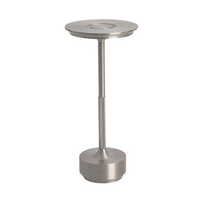 Cod. 3286-Kabel Tischleuchte Stahl lackiert Nickel 2