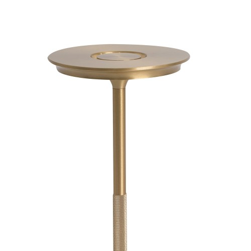 Codice. 3287-Lampa da tavolo senza fili di acciaio verniciato in oro