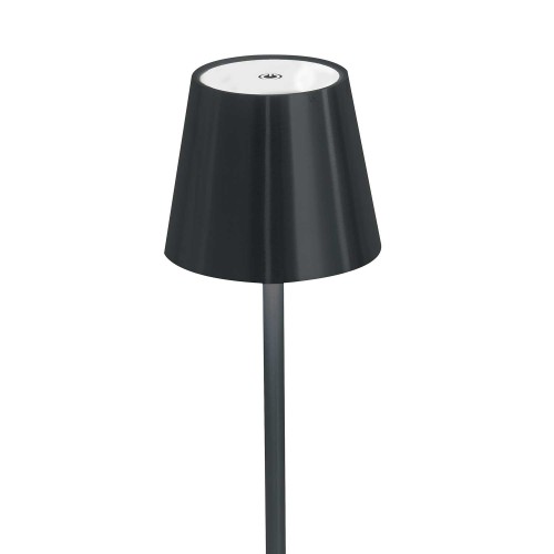 COD.3289 LAMPADA DA TAVOLO SENZA CAVO ACCIAIO VERNICIATO NERO 229LM
