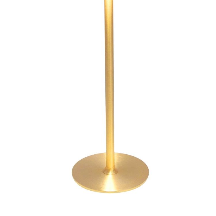 Cod. 3290-Cabled lampe de table en acier peint or