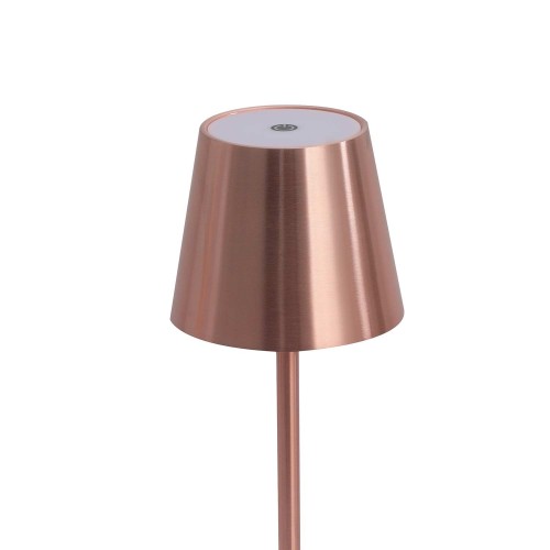 Codice. 3290-Lampa da tavolo senza fili di acciaio di colore rosa