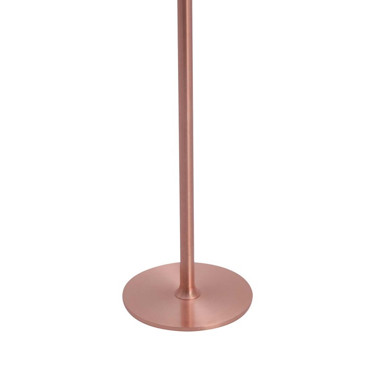Cod. 3290-Kabel Tischleuchte Stahl lackiert rosa Gold