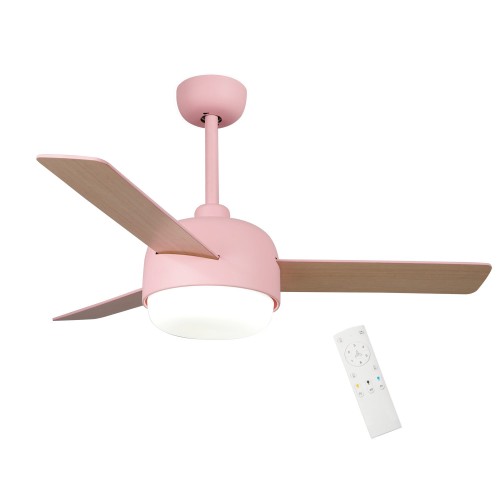 COD.54390 VENTILADOR LOWA ROSA/MADERA