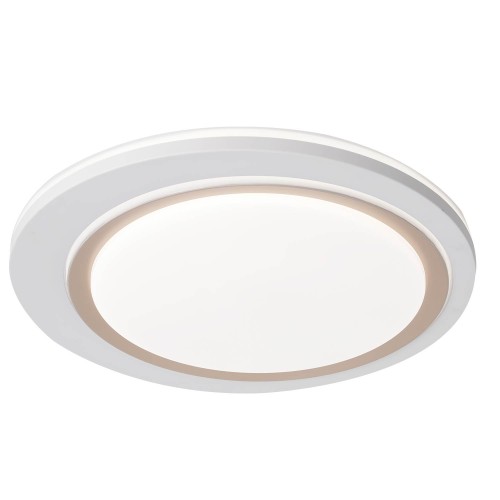COD.9032 PLAFONNIER LED BLANC ET DORÉ Ø37CM RÉGLABLE 35W