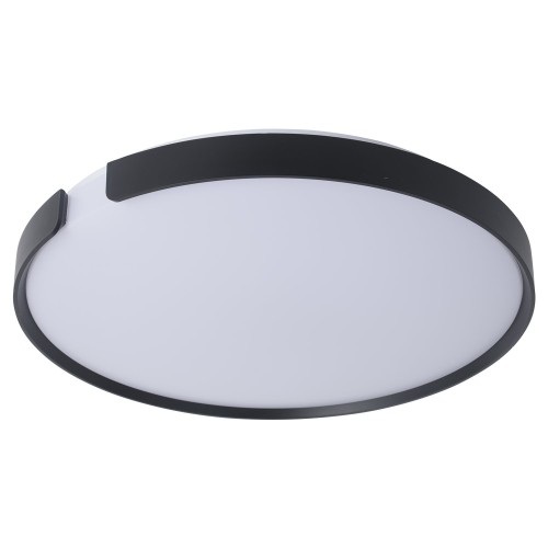 COD.9034 PLAFON LED NEGRO Ø50CM REGULABLE 53W