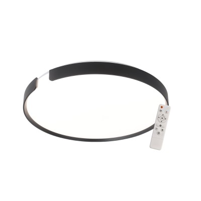 COD.9034 PLAFON LED NEGRO Ø50CM REGULÁVEL 53W