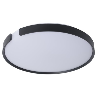 COD.9033 PLAFOND LED NERO Ø37CM REGOLABILE 35W 2