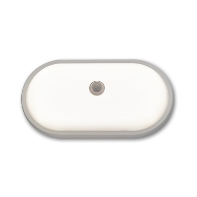 COD.54560 APLIQUE EXTERIOR LED 20W MODELO OVAL CON SENSOR