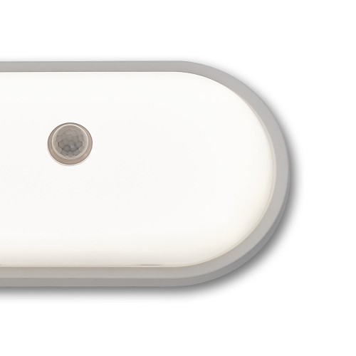 COD.54560 APPLIQUE EXTÉRIEUR LED 20W MODÈLE OVAL AVEC CAPTEUR
