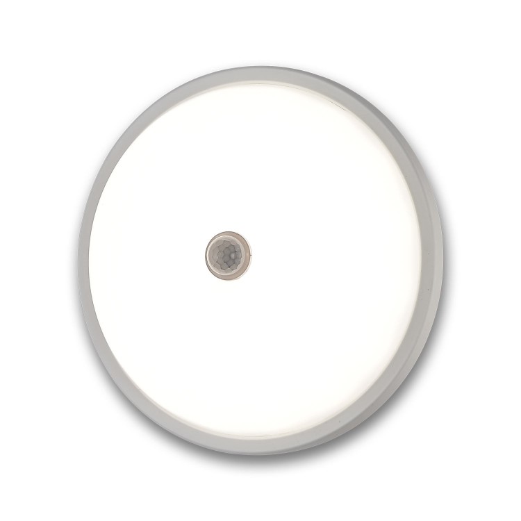 COD.54570 APLIQUE EXTERIOR LED 20W MODELO CIRCULAR COM SENSOR