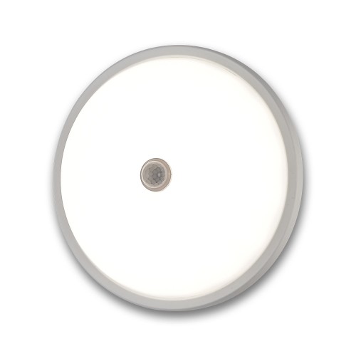COD.54570 APLIQUE EXTERIOR LED 20W MODELO CIRCULAR COM SENSOR