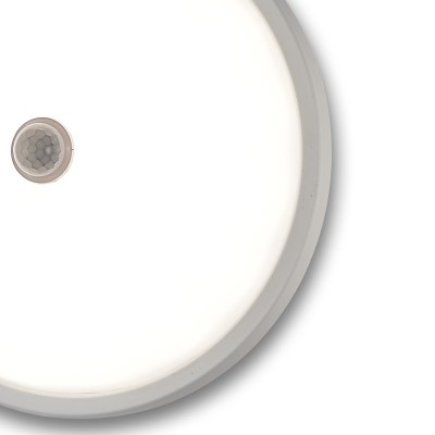 COD.54570 LED-AUßENLEUCHTE 20W MODELL RUND MIT SENSOR 2