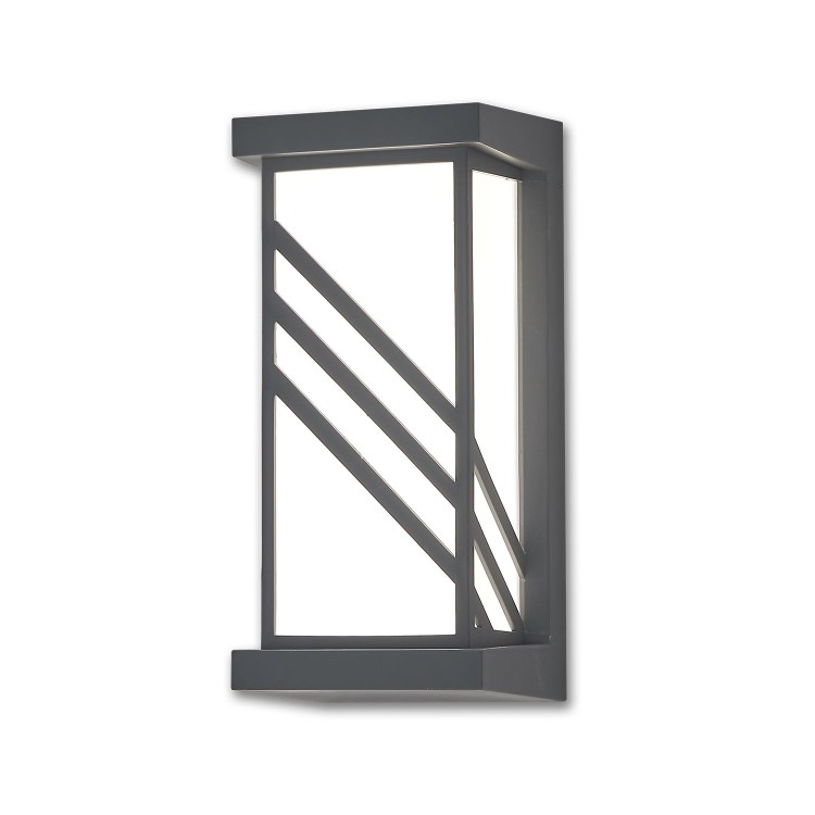 COD.54630 APLIQUE EXTERIOR LED 20W MODELO TAIPEI ANTRACITE