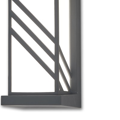 COD.54630 APLIQUE EXTERIOR LED 20W MODELO TAIPEI ANTRACITE 2