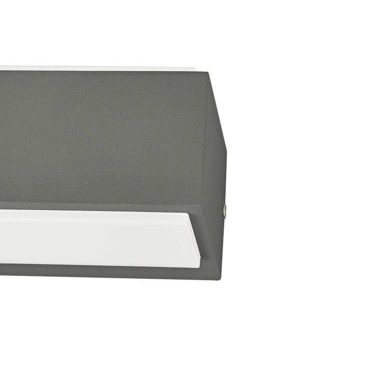 COD.45680 APLIQUE EXTERIOR LED 12W MODELO OSLO ANTRACITA