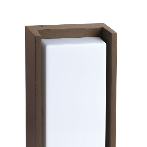 COD.47010 APLIQUE EXTERIOR LED 12W MODELO TEXAS MARROM