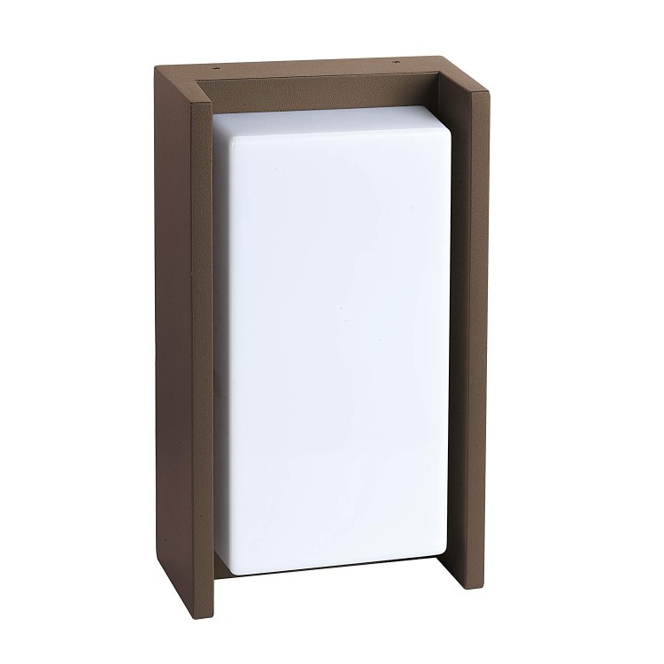 COD.47010 APLIQUE EXTERIOR LED 12W MODELO TEXAS MARROM