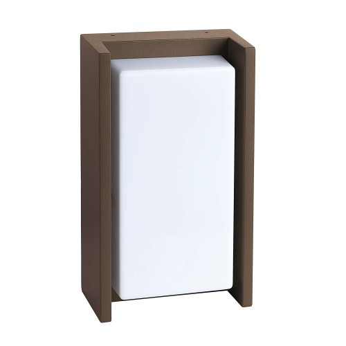 COD.47010 APLIQUE EXTERIOR LED 12W MODELO TEXAS MARROM