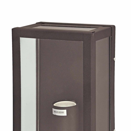 COD.45730 APLIQUE EXTERIOR 1X60W MODELO CAIRO MARROM